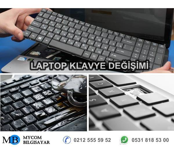 laptop klavye tamiri değişimi